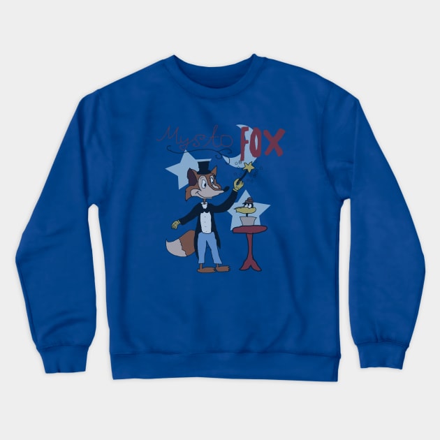 Mysto Fox Crewneck Sweatshirt by FoxyCrow23